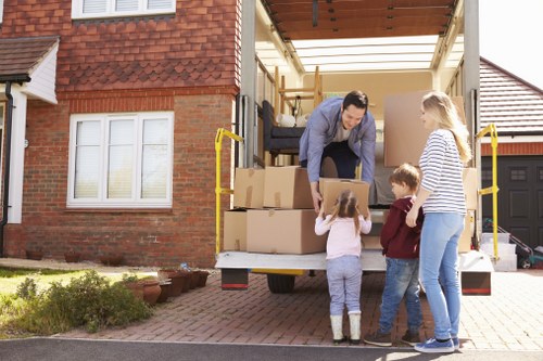 Residential moving street scene in Snaresbrook