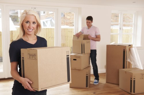 Storage boxes and furniture ready for a transparent Snaresbrook storage quote