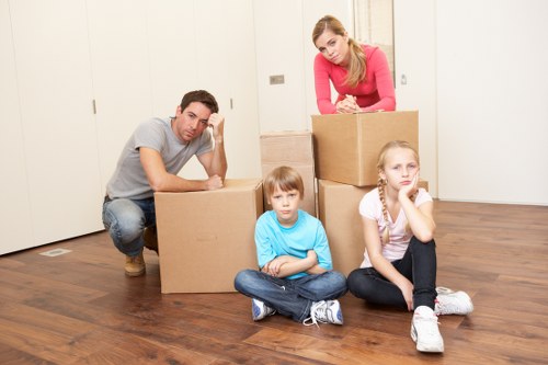 Fire safety awareness in a storage environment with visible precautions